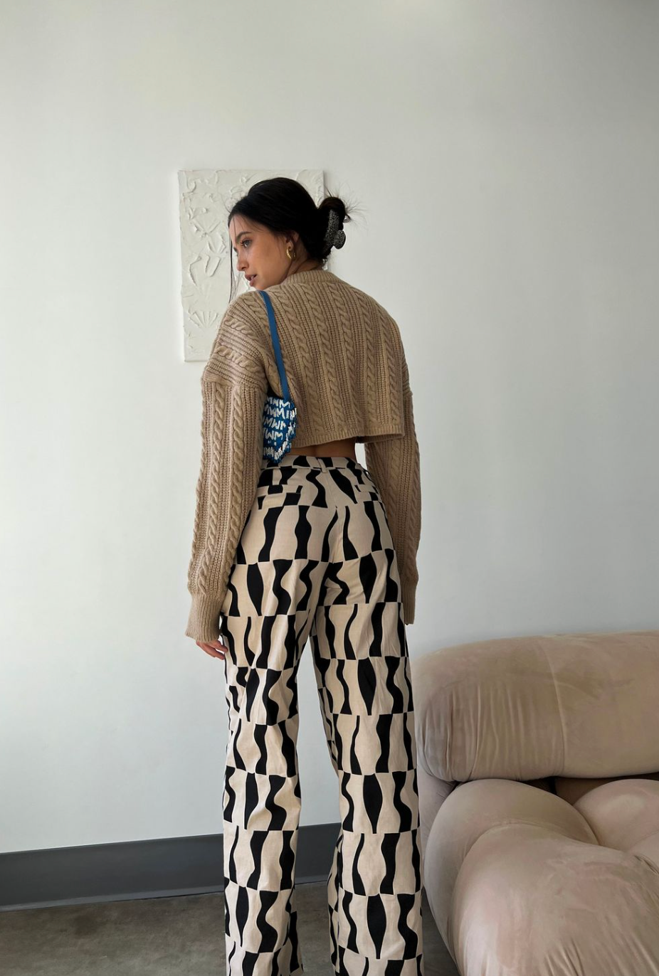 Printed Cotton Trousers