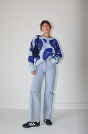 Open Knee Skate Jeans