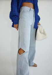 Open Knee Skate Jeans