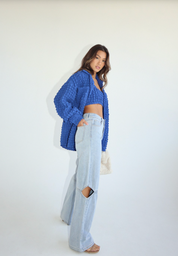 Open Knee Skate Jeans