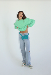 Open Knee Skate Jeans