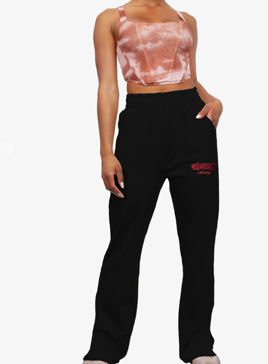 Wisco Dice Side Zipper Sweat pants