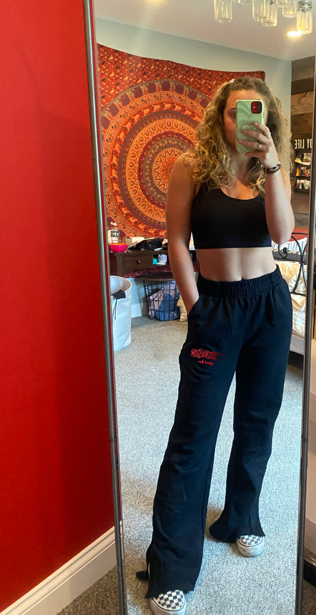 Wisco Dice Side Zipper Sweat pants
