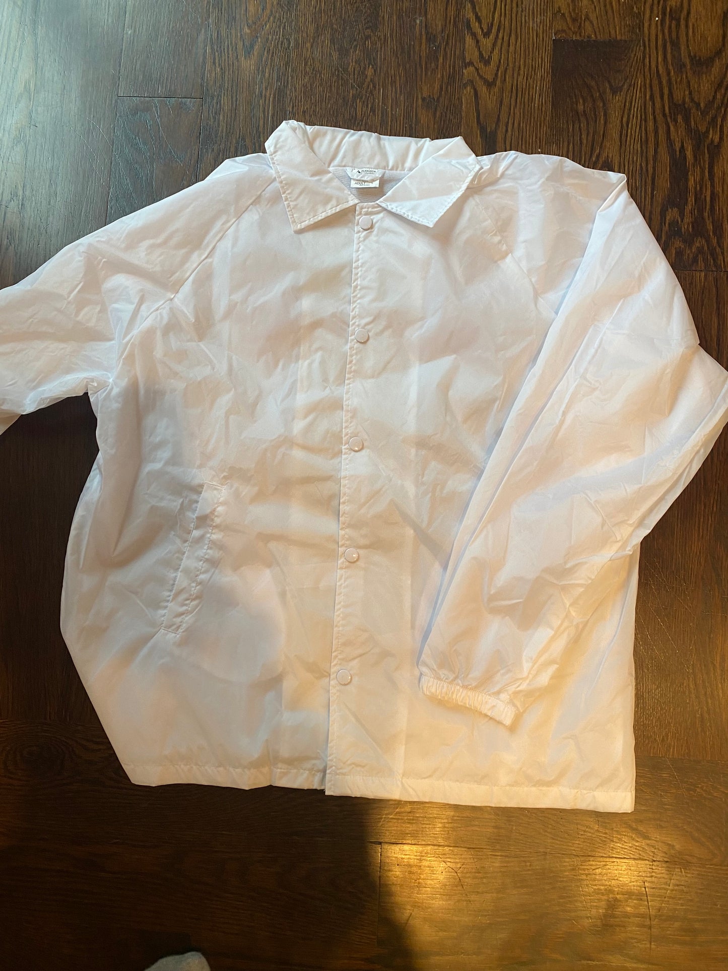 White Wisconsin Coach Jacket