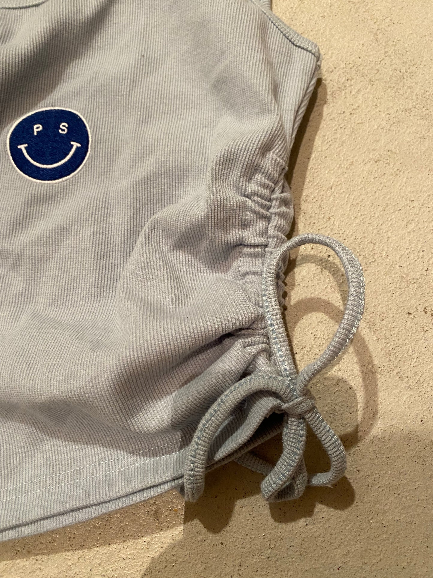 Sky Smile Sinched Tank