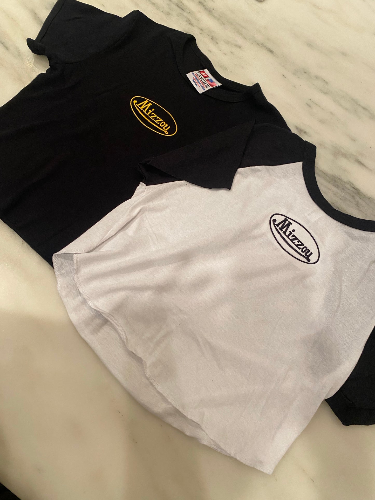 Mizzou Crop Baseball Tee