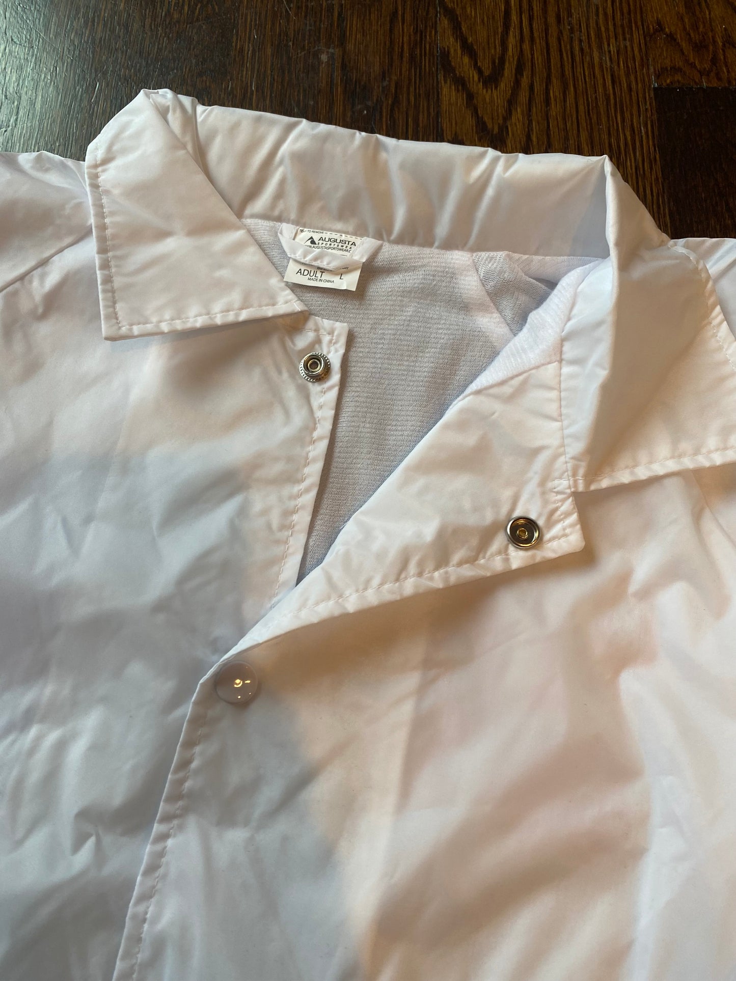 White Wisconsin Coach Jacket