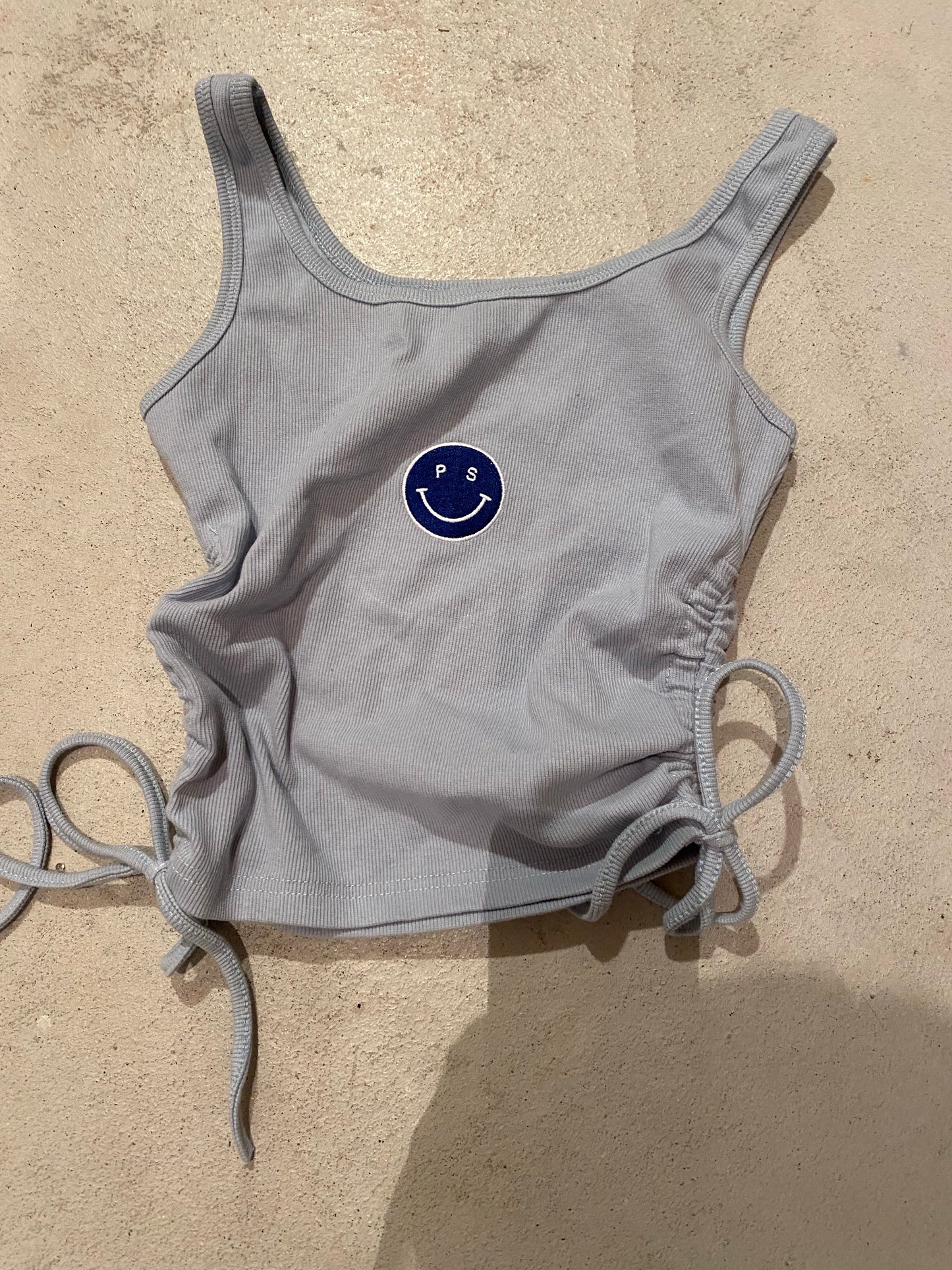 Sky Smile Sinched Tank