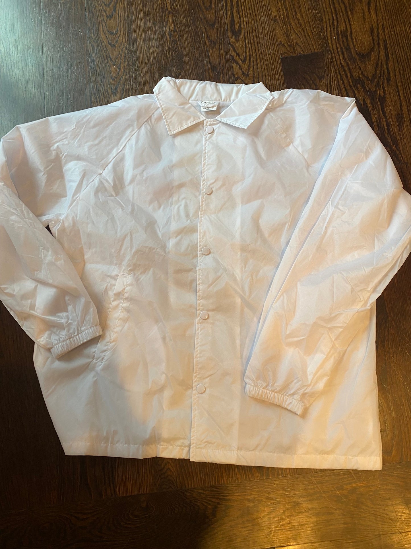 White Wisconsin Coach Jacket