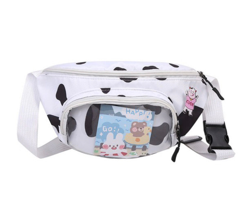 Cow Print Messenger Bag