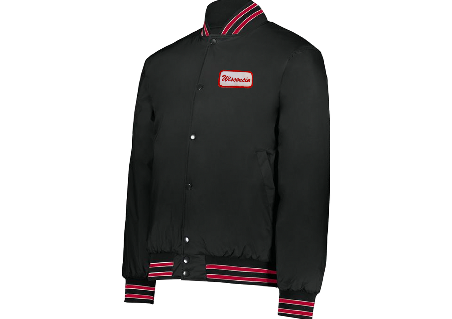 Wisconsin Name Plate Varsity Bomber Jacket