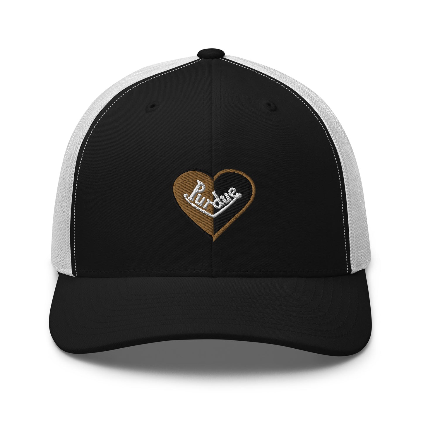 Purdue Split Heart Trucker Hat