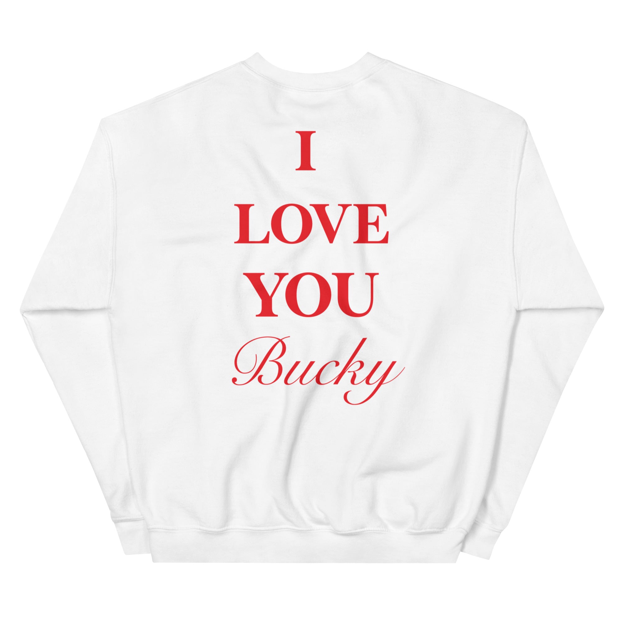I Love Bucky Crew Sweatshirt