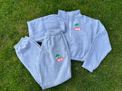 Ohio Cherries Crop Half Zip Sweatshirt - Recess Apparel LLC