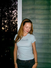 Illinois Script Rhinestone Heritage Tee