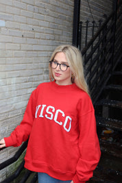 Red Wisco Mock Neck