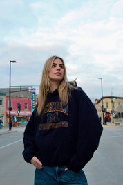 Michigan Rhinestone Hoodie