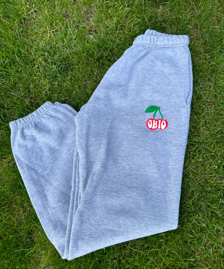 Ohio Cherries Joggers - Recess Apparel LLC