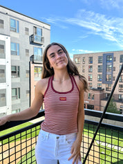 Minnesota Stripe Halter Top