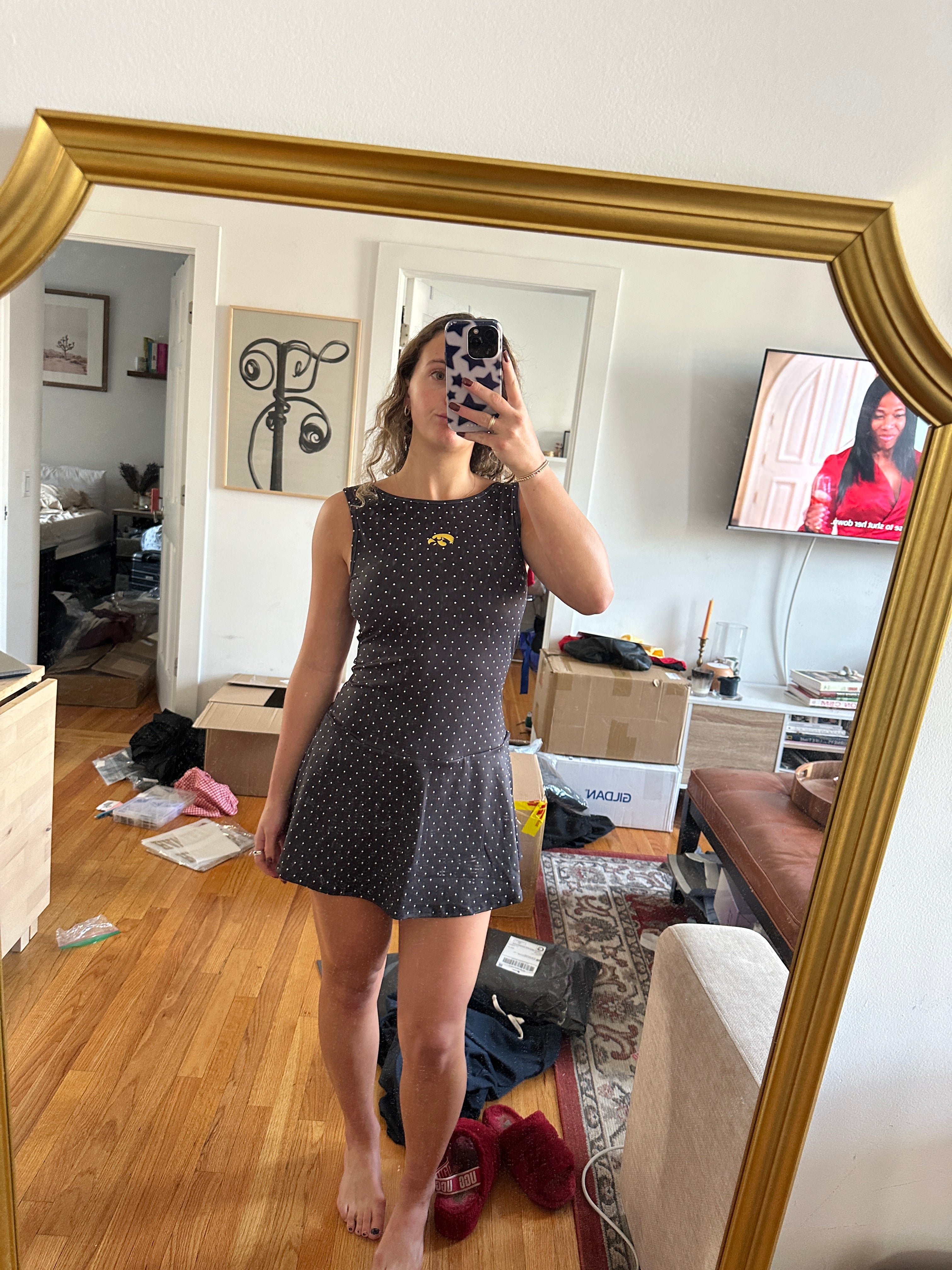 Iowa Polka Dot Dress
