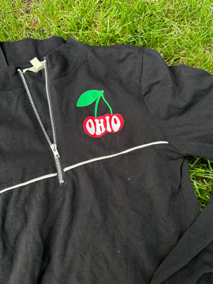 Ohio Cherries 1/4 Zip - Recess Apparel LLC