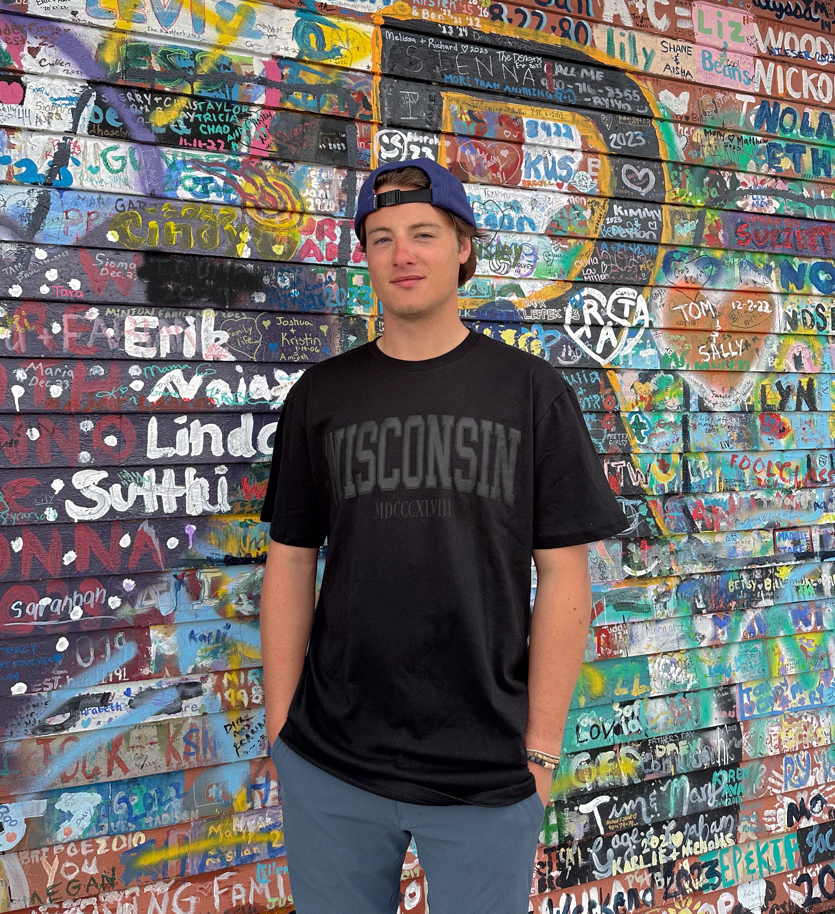Wisconsin Puff Print Tee