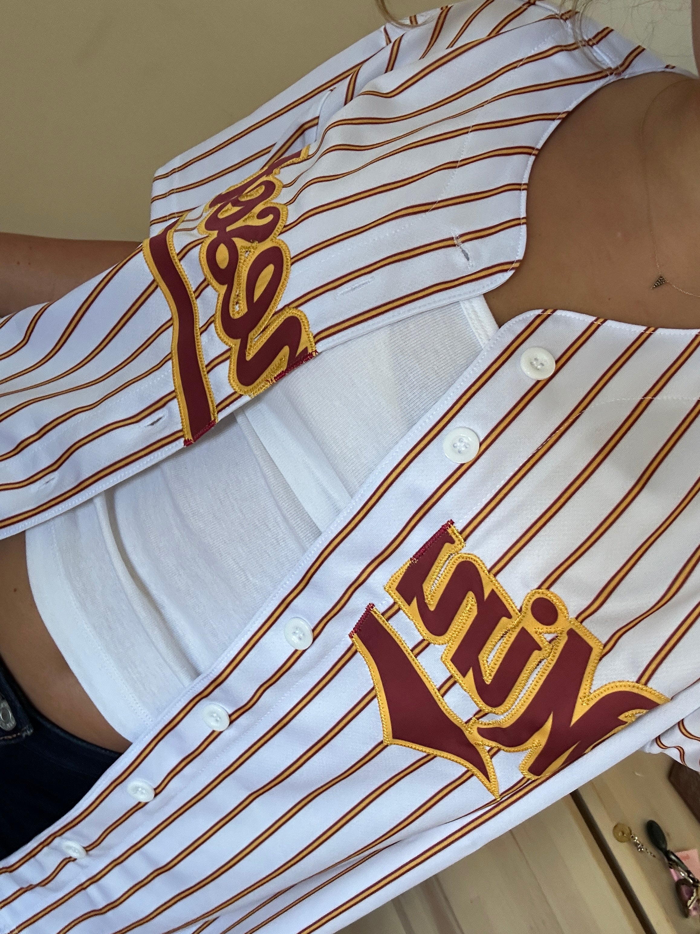 Minnesota Pinstripe Baseball Jersey