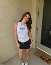 Hawkeyes Rhinestone Gym Tank