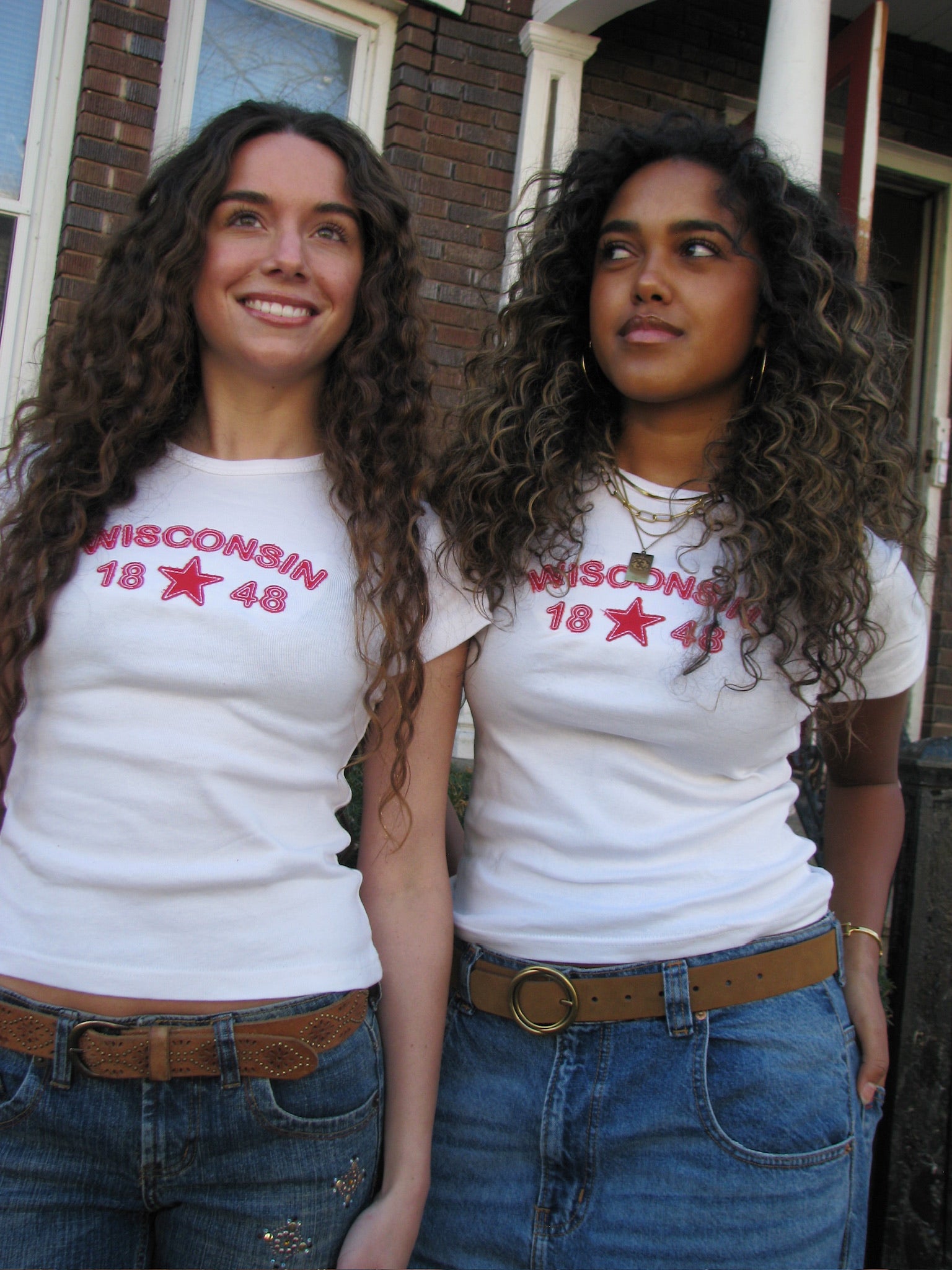 Wisconsin 1848 Applique Tee