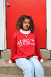 Wisco Two Tone Mock Neck