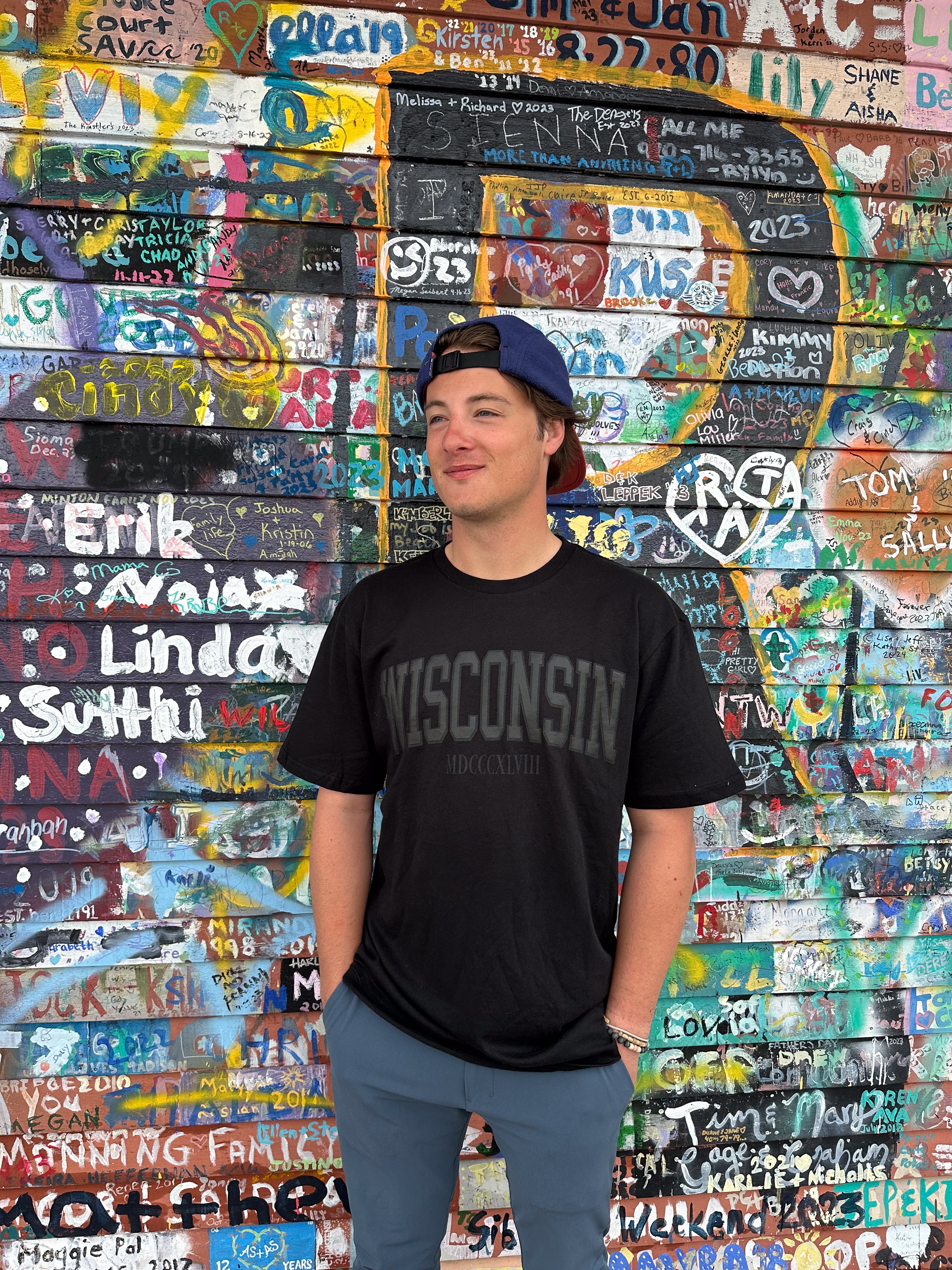 Wisconsin Puff Print Tee