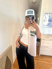 Spartans Pinstripe Baseball Jersey
