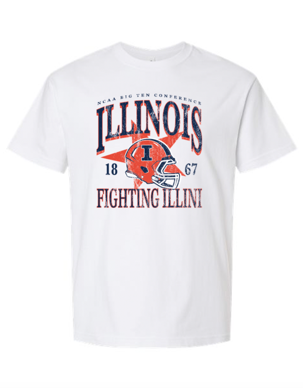 Illinois Football Tee