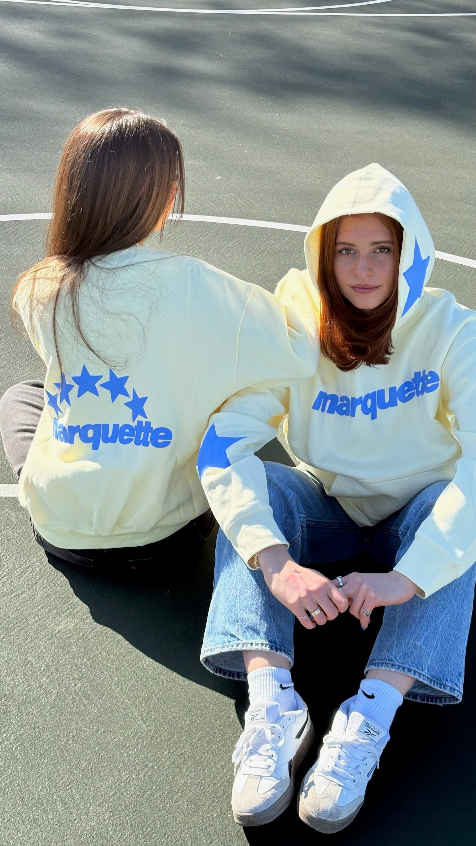Marquette Pastel Puff Hoodie