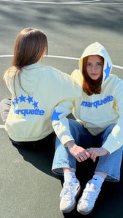 Marquette Pastel Puff Hoodie
