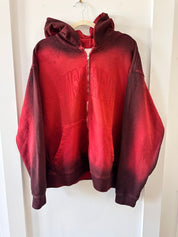Wisconsin Rhinestone Ruby Full Zip