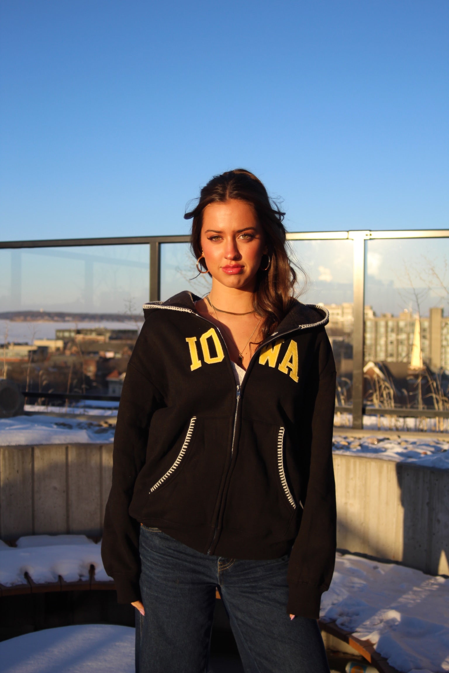 Iowa Whipstitch Full Zip