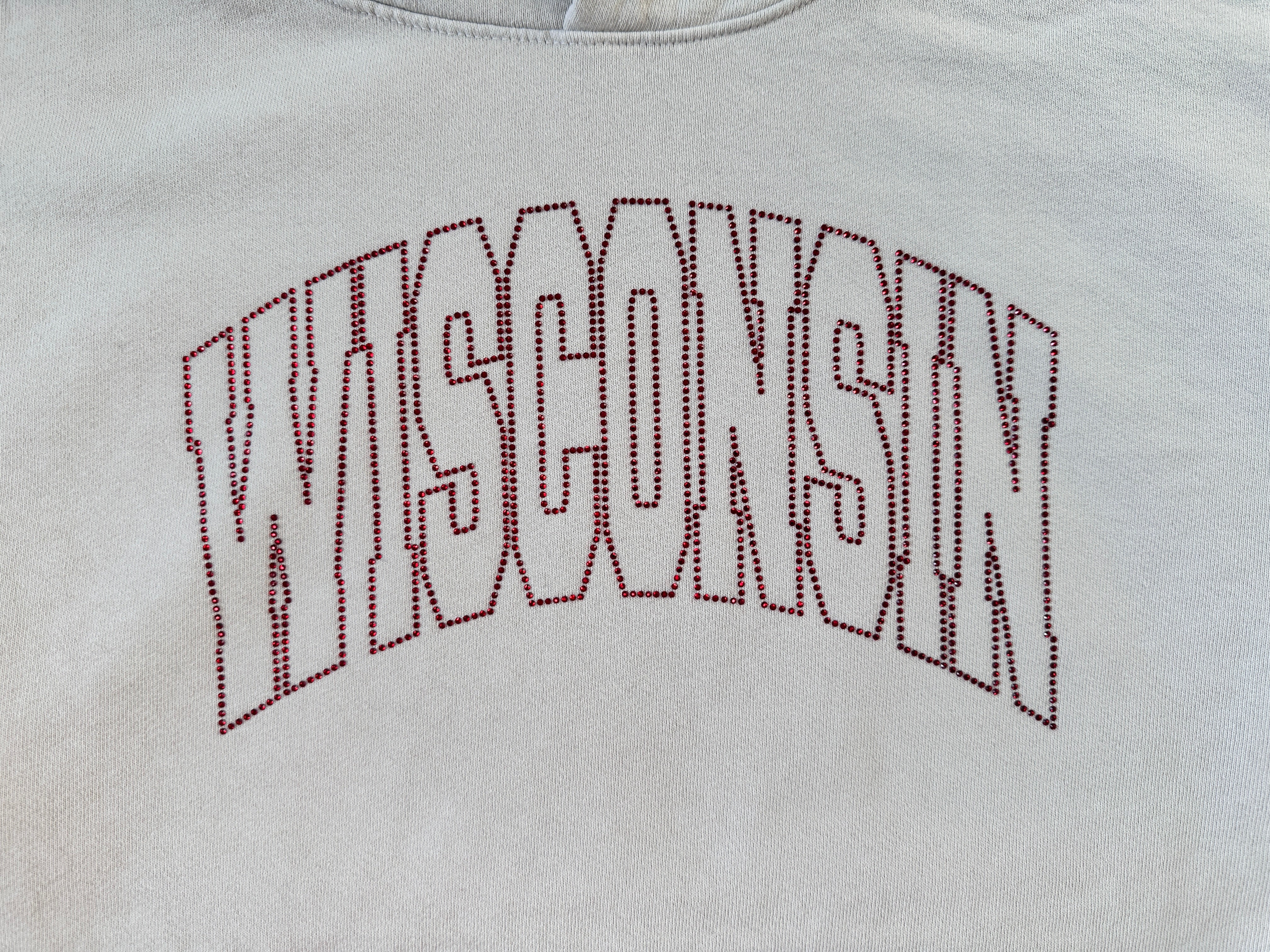 Wisconsin Rhinestone Hoodie