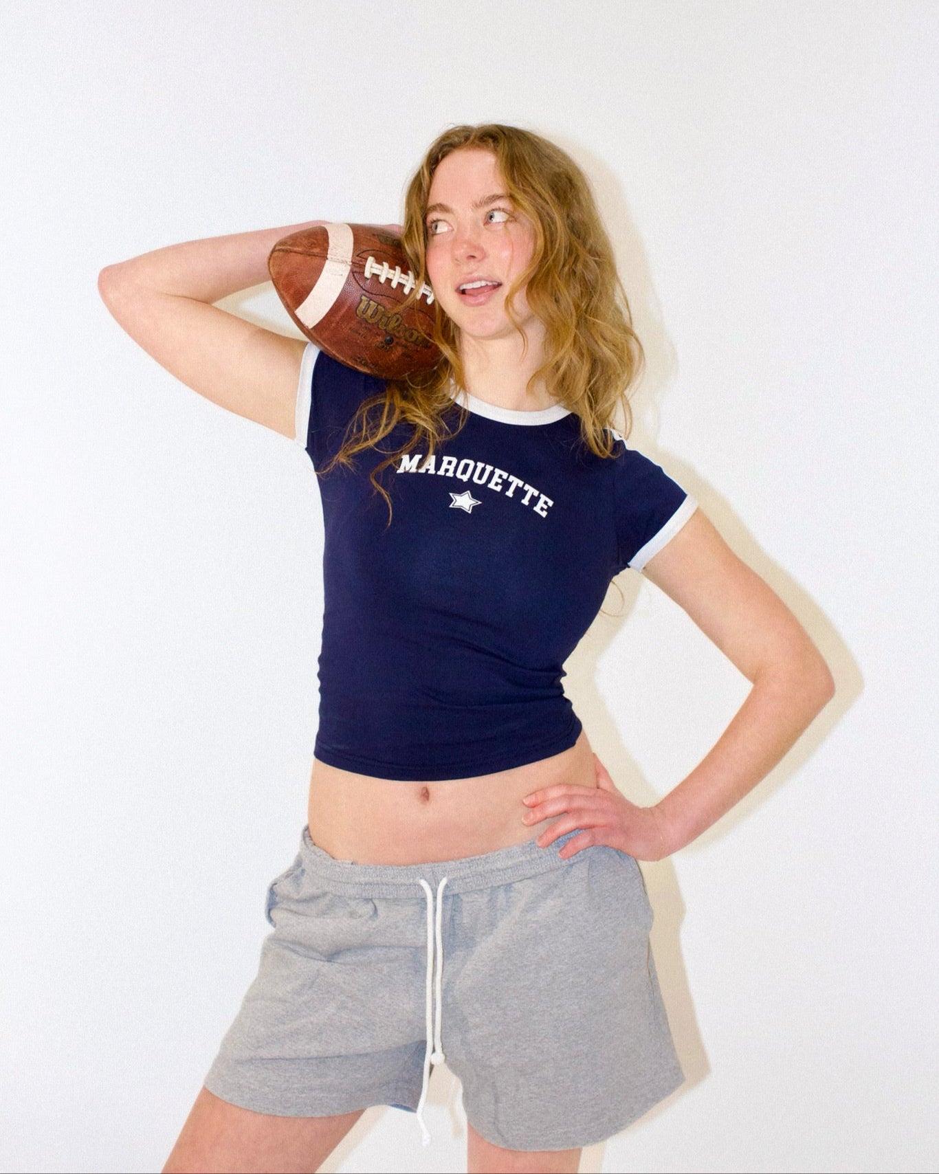 Marquette Soccer Baby Tee