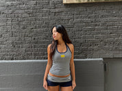 Michigan Stripe Halter Top