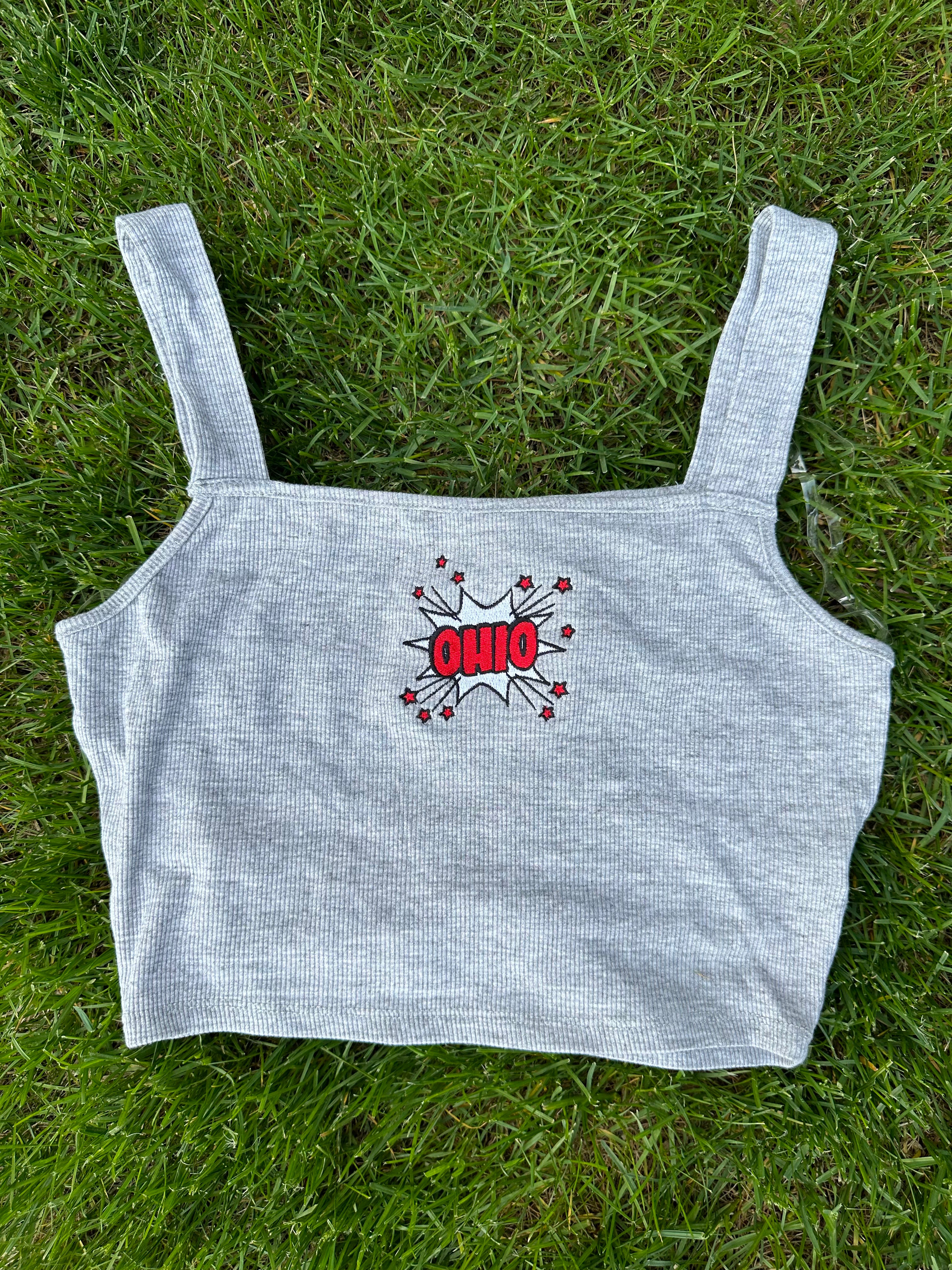 Ohio Burst Square Neck Tank