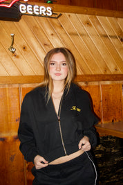 Iowa Hawkeyes Crop Full Zip