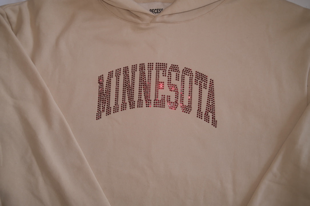 Minnesota Rhinestone Hoodie