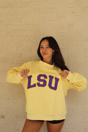 LSU Mock Neck