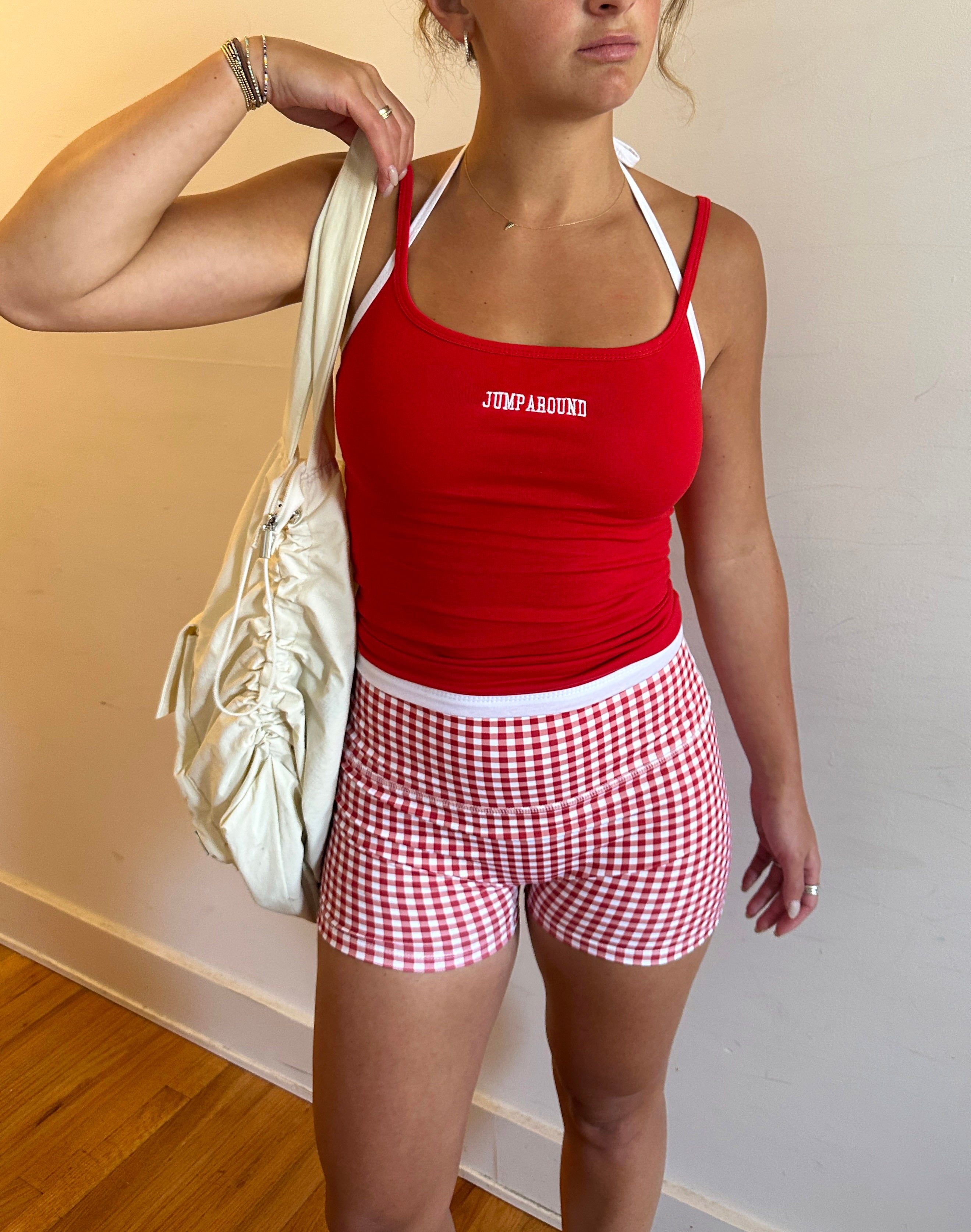 Jump Around Double Strap Tank