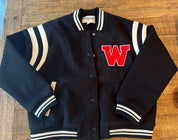 W Patch Varsity Jacket