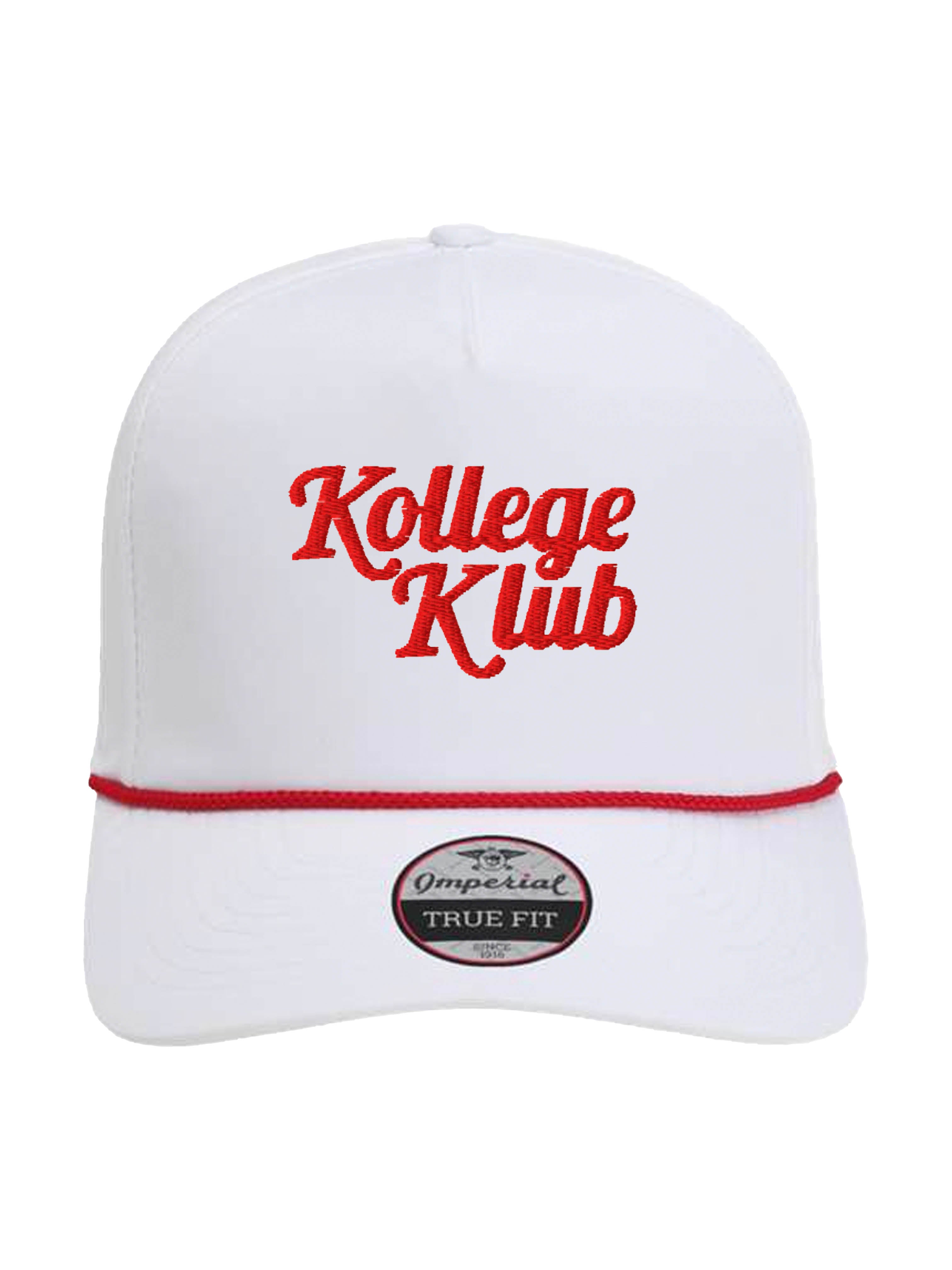 Kollege Klub Script Rope Hat