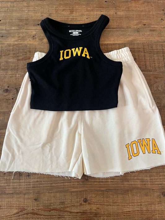 Iowa Block Sweat Shorts