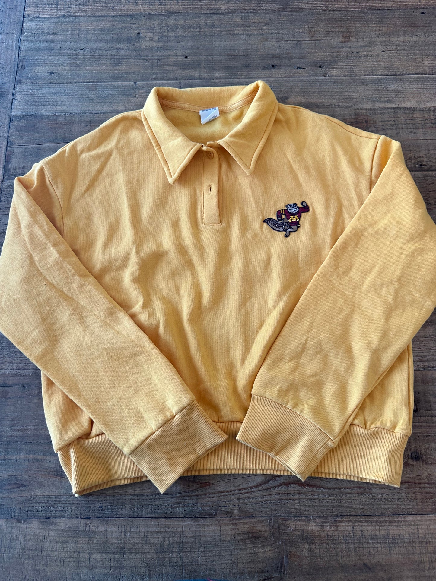 Minnesota Patch Polo Sweatshirt