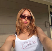 Ohio Script Rhinestone Everyday Tank